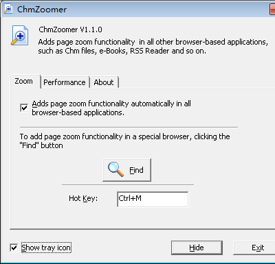 ChmZoomer screenshot