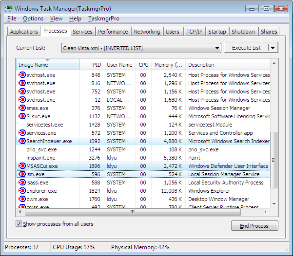 TaskmgrPro 1.4.5 screenshot