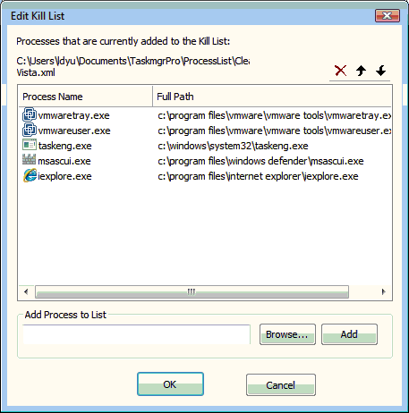 edit process kill list